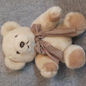 VTG Charm Co. 1986 Beige Jointed Arms/Legs Stuffed Bear 12" Toy Plush
